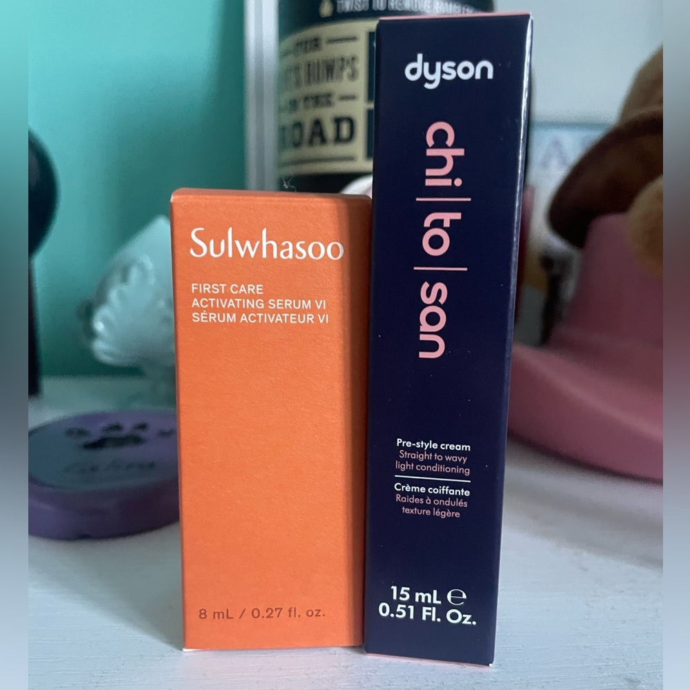 Mini Sulwhasoo Serum & Dyson Styling Cream